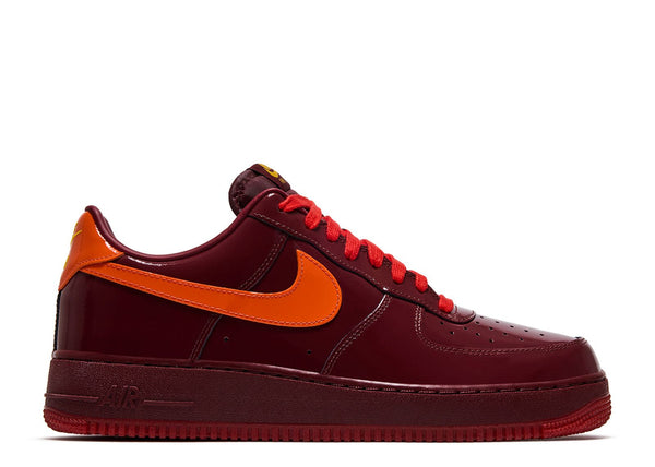 NIKE AIR FORCE 1 LOW 'PATENT LEATHER DARK TEAM RED'