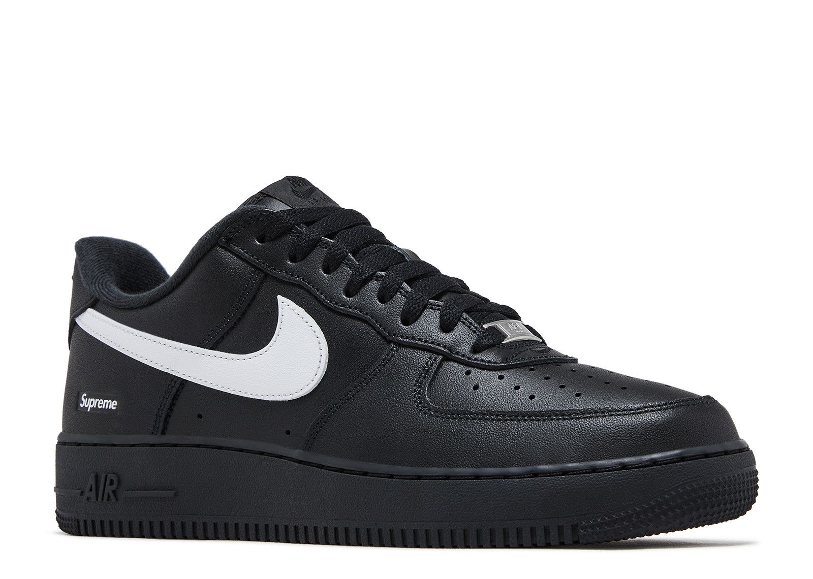 Nike Supreme x Air Force 1 Low 'Box Logo - Black White' (CU9225-002)