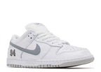 Nike Supreme x Dunk Low SB 'White Metallic Silver' (HQ8487-100)