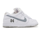Nike Supreme x Dunk Low SB 'White Metallic Silver' (HQ8487-100)
