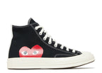 Converse Comme des Garçons Play x Chuck 70 High 'Black' (150204C)