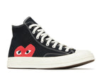 Converse Comme des Garçons Play x Chuck 70 High 'Black' (150204C)