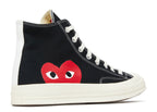 Converse Comme des Garçons Play x Chuck 70 High 'Black' (150204C)