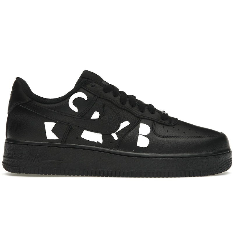 BLACK Comme des Garçons x Nike Air Force 1 Low Retro 'Black' (IB9949-001)