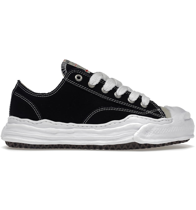 Maison Mihara Yasuhiro Hank OG Sole Canvas Low 'Black/White' (A05FW702)