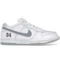 Nike Supreme x Dunk Low SB 'White Metallic Silver' (HQ8487-100)