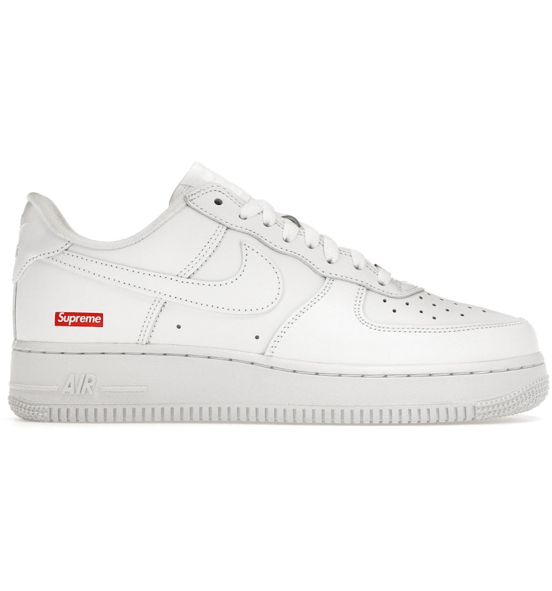Nike Supreme x Air Force 1 Low 'Box Logo - White' (CU9225-100)