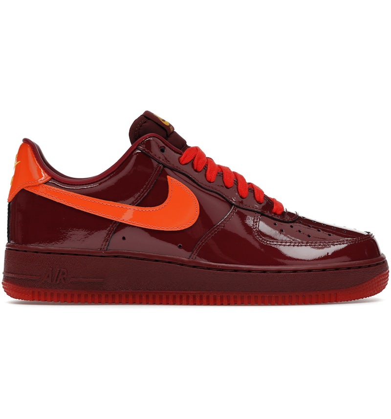 Nike Air Force 1 Low 'Patent Leather Dark Team Red' (IO4489-601)