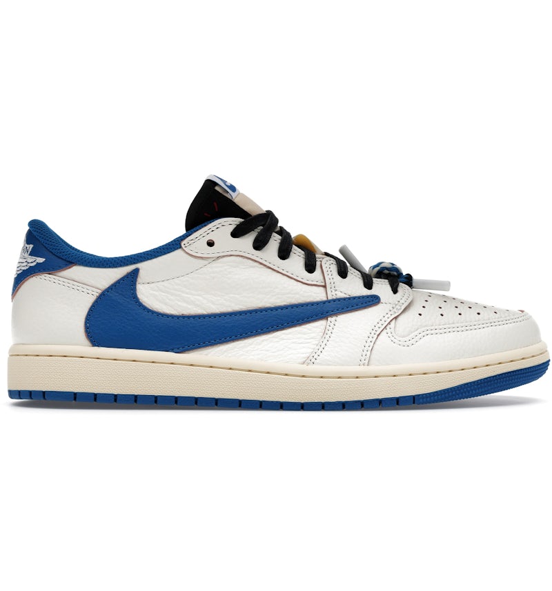 Fragment x Travis Scott x Air Jordan 1 Low OG SP 'Sail Military Blue' (DM7866-104)