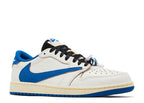 Fragment x Travis Scott x Air Jordan 1 Low OG SP 'Sail Military Blue' (DM7866-104)