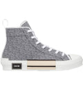 Dior B23 High Top 'Ruthenium Oblique Jacquard' Grey/White (3SH126ZTU_H868)