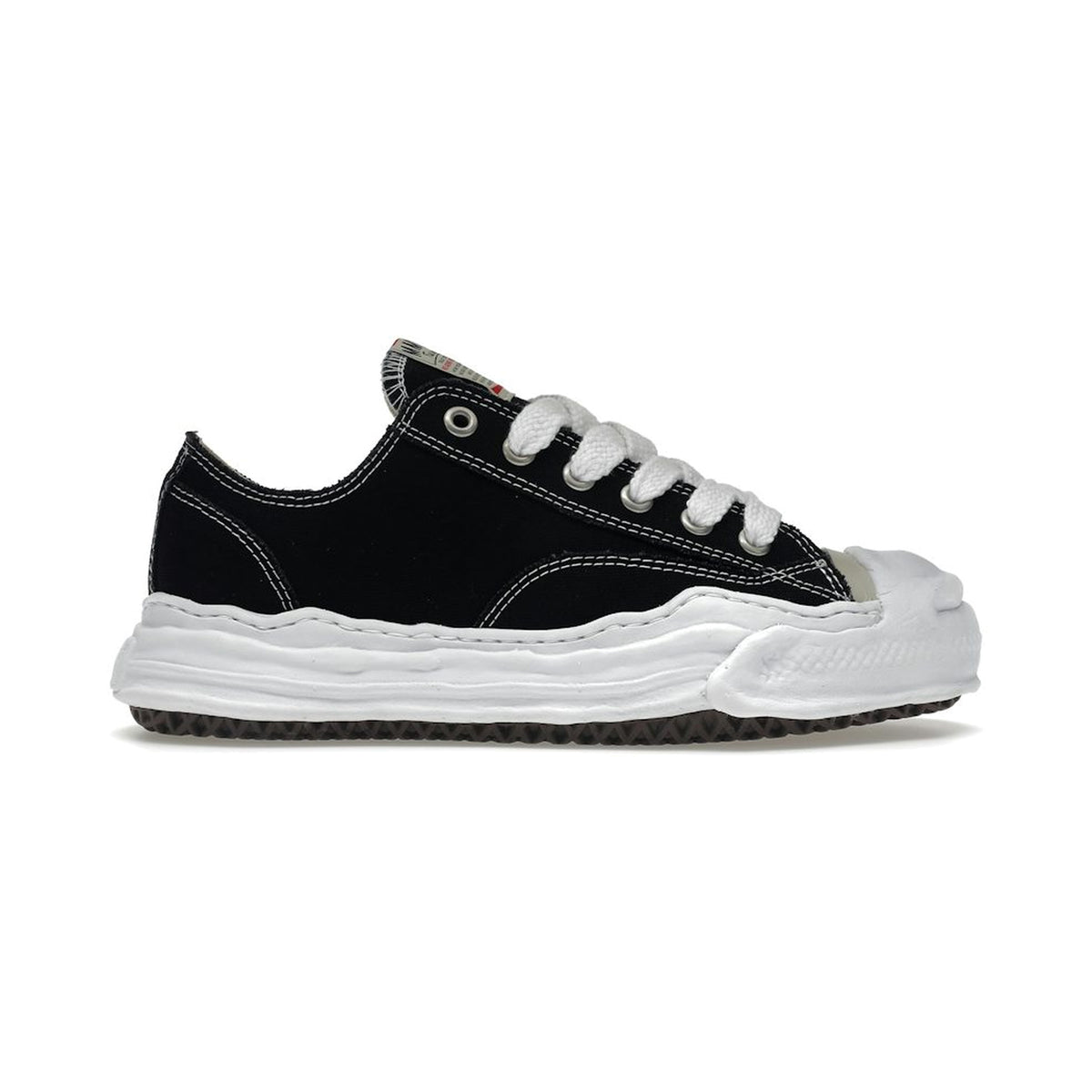 Maison Mihara Yasuhiro Hank OG Sole Canvas Low 'Black/White' (A05FW702)