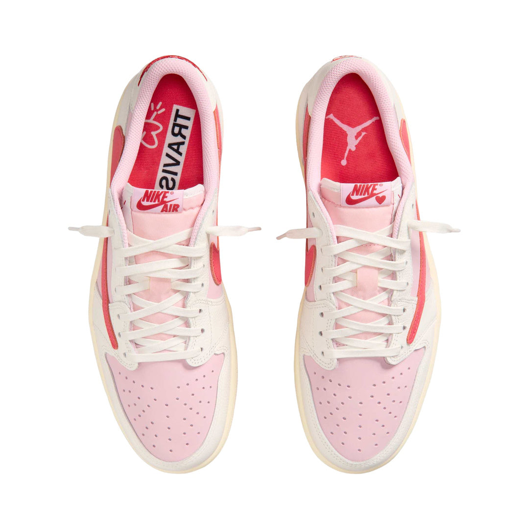 Air Jordan 1 Retro Low OG SP 'Travis Scott Sail Tropical Pink' (IQ7604-101)