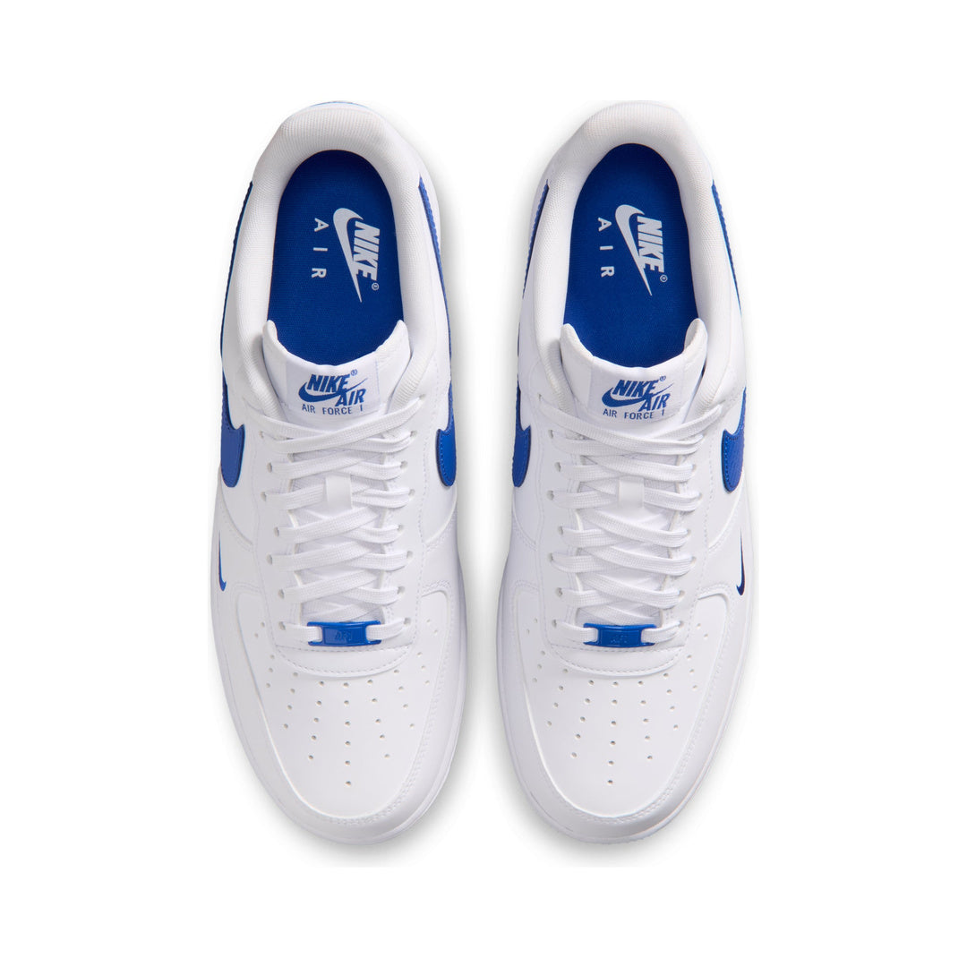 Nike Air Force 1 Low '07 'Carbon Fiber Swoosh White Game Royal' (IV5732-100)